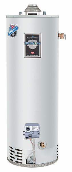 BRADFORD WHITE 50USG Natural Gas 40,000Btu Water Heater RG250T6N