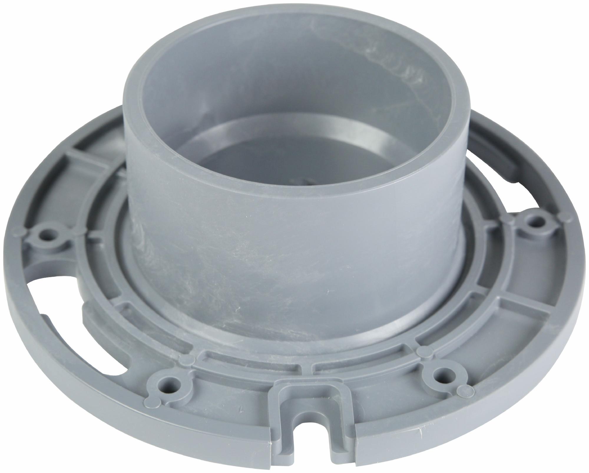 Ipex 4"x3" PVC DWV CLOSET FLANGE W/ MLD TEST PLATE FLUSH SYSTEM XFR