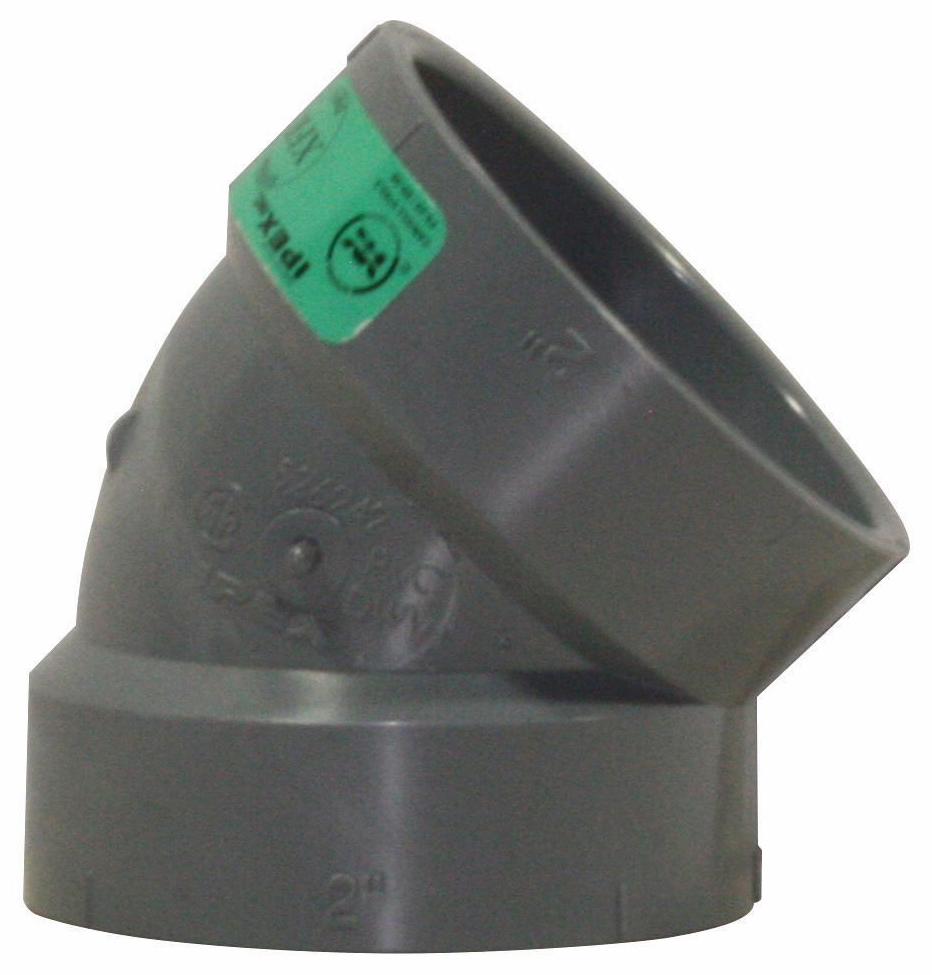 Ipex 2"x45D PVC DWV SHORT TURNELBOW HxH SYSTEM XFR 526242 Shop Online