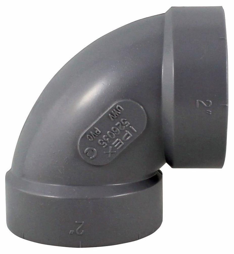 Ipex 2"x90D PVC DWV ELBOW HxH SYSTEM XFR 526035 Shop Online Andrew