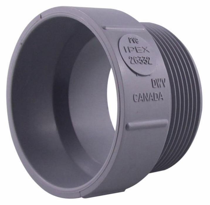 Ipex 2" PVC DWV MALE ADPT HxMPT SYSTEM 15 026332 Shop Online Andrew