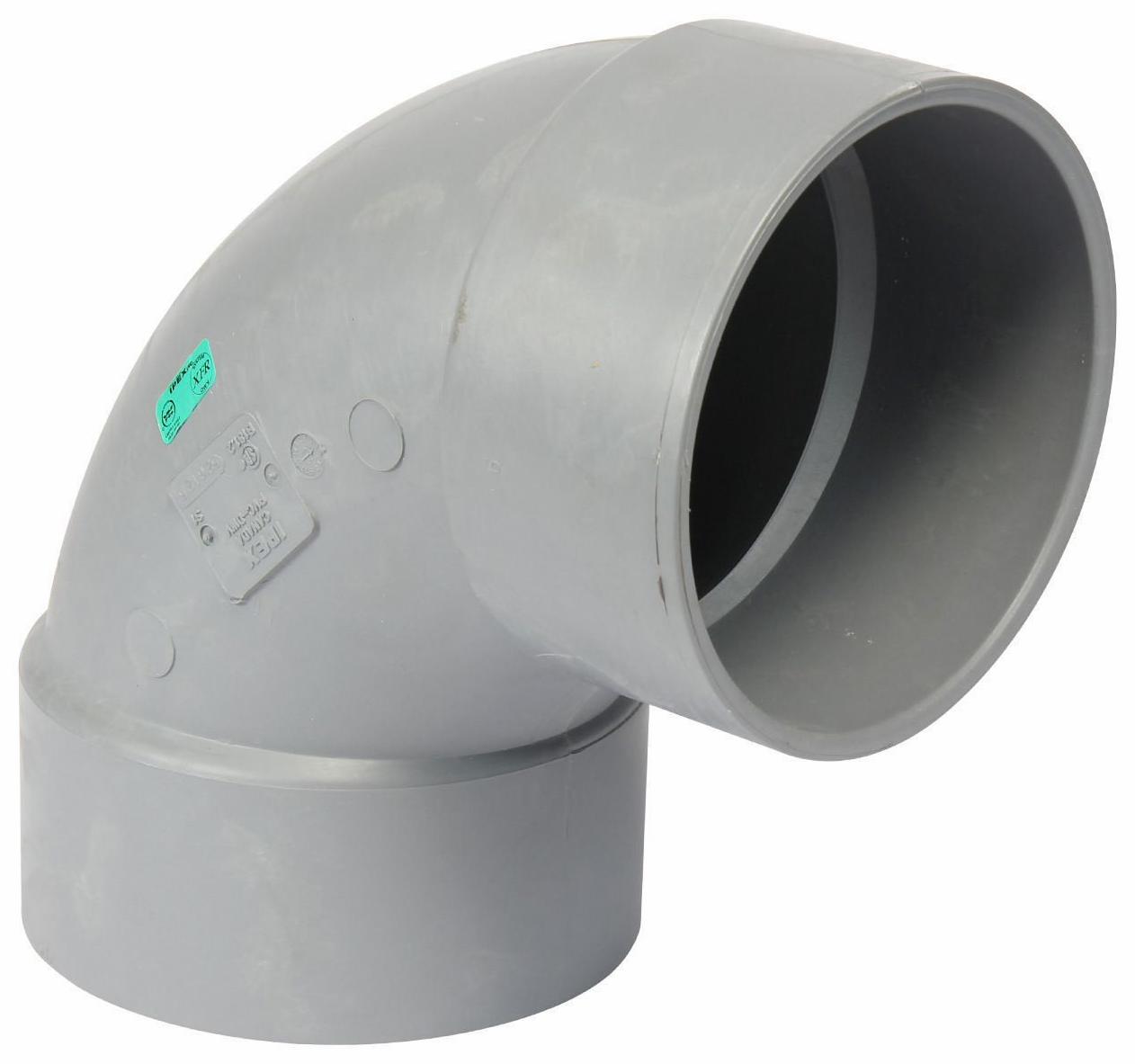 Ipex 6"x90D PVC DWV ELBOW HxH SYSTEM XFR 526125 Shop Online Andrew